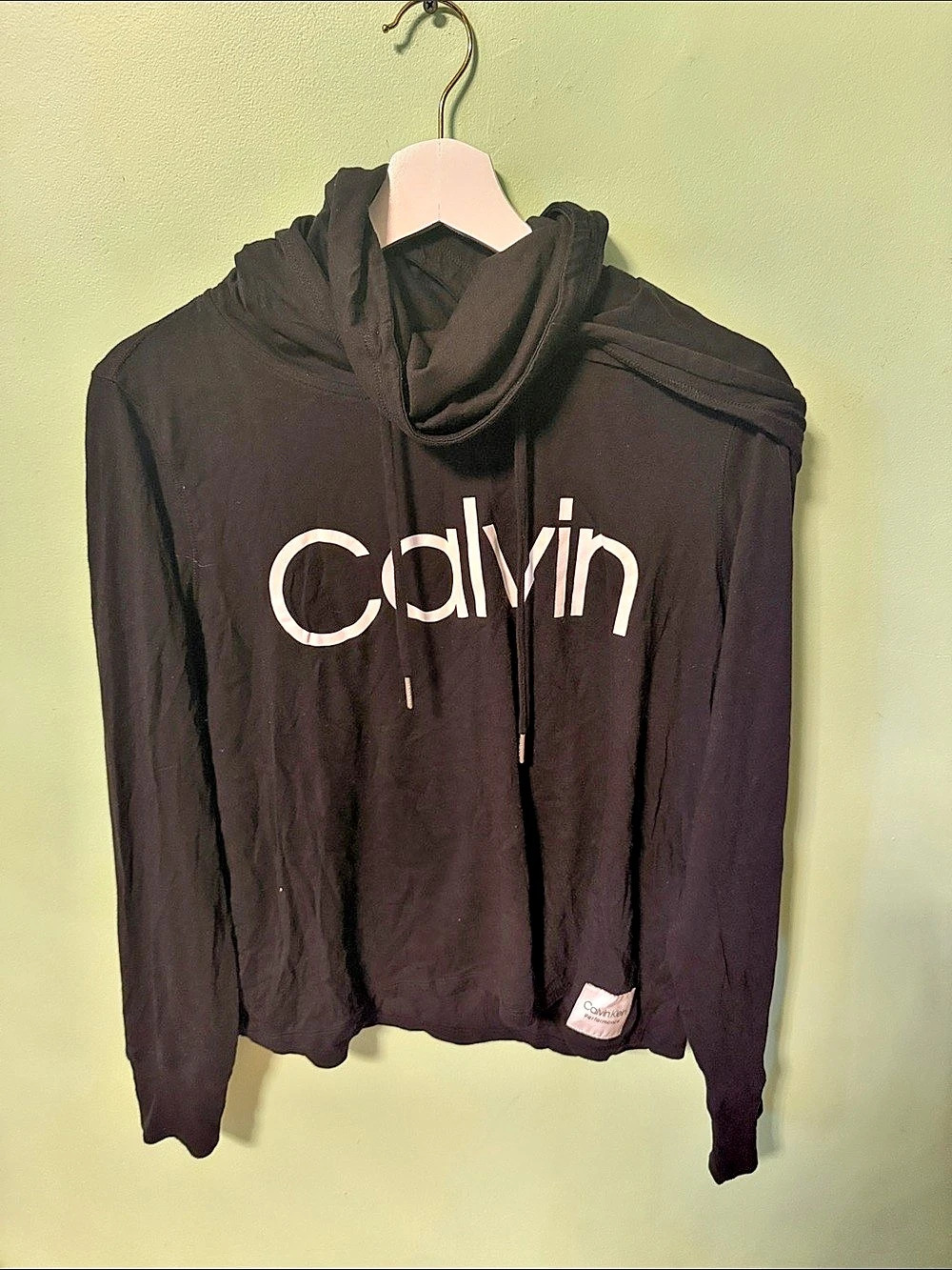 Calvin Klein Performance Hoodie in Black Size Small